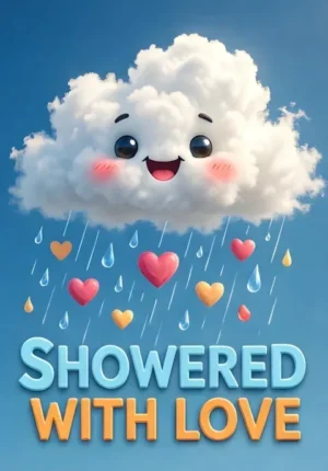 Cute Cloud Raindrops Hearts