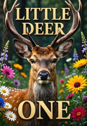 Deer With Flowers