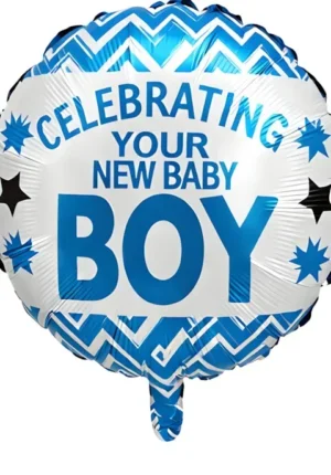 Blue And White Balloons