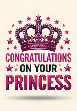 Pink Crown And Stars
