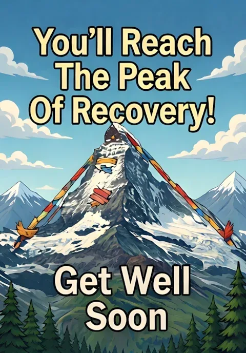Mountain With A Bandaged Peak