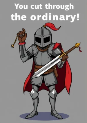 You Cut Through The Ordinary