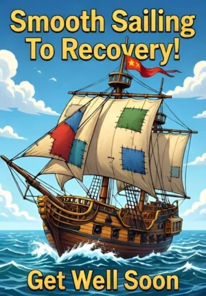 Ship With A Patched Sail