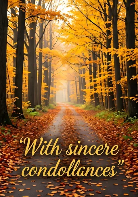 Autumn Woodland Path
