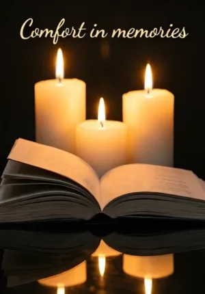 Candle Open Book