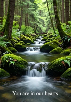 Forest Stream Hearts