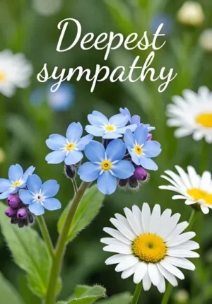 Forget Me Not Daisies