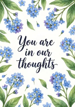 Forget Me Not Thoughts
