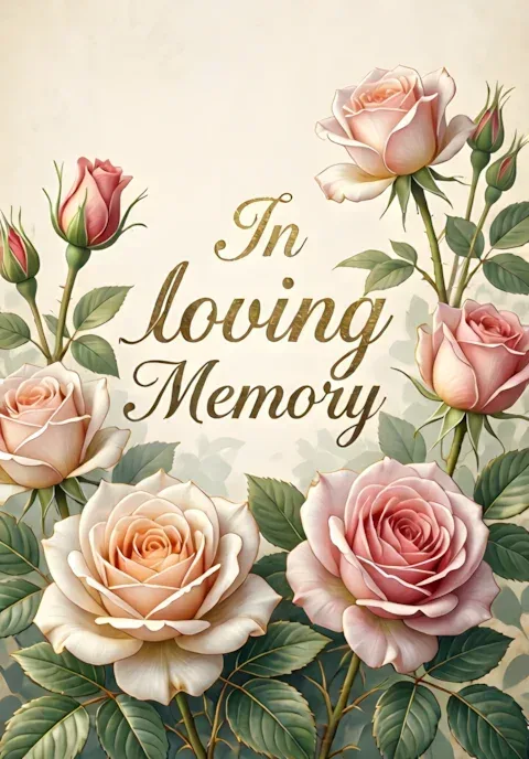In Loving Memory Roses