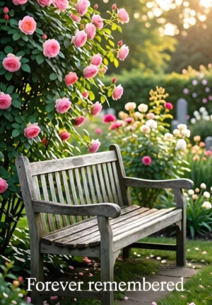 Memorial Garden Bench