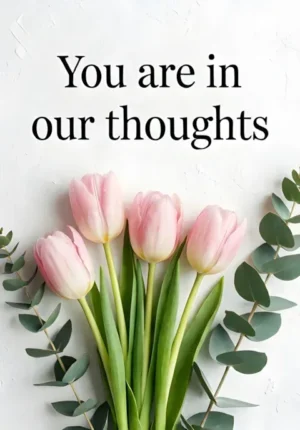 Pink Tulips Thoughts