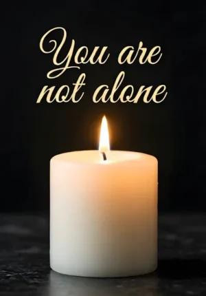 Single Candle Flame