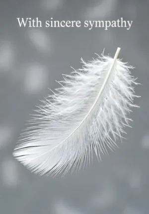 White Feather Sympathy
