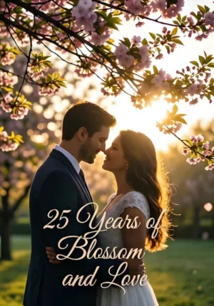 Romantic Silhouette Under Blossom Tree