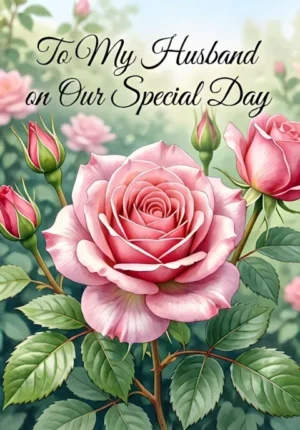 Watercolour Roses In Soft Pinks