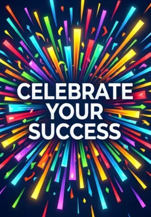 Colorful Confetti Explosion Celebrate Your Success