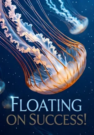 Jellyfish In Ocean Floating On Success