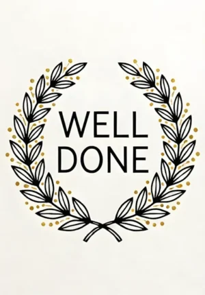 Laurel Wreath Well Done