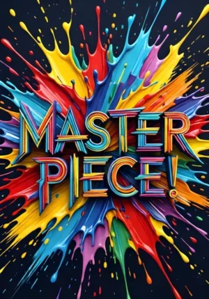 Paint Splashes Brush Strokes Masterpiece