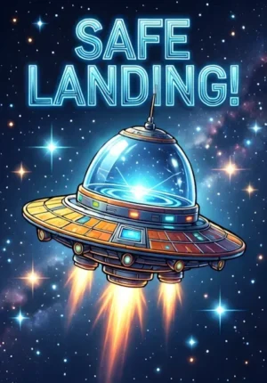 Spaceship Landing Safe Landing