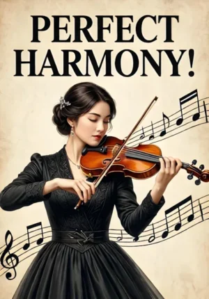 Violin And Notes Perfect Harmony