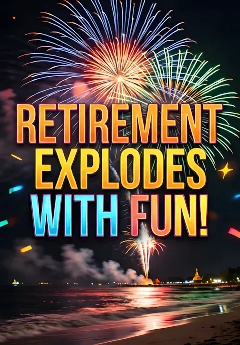 Colorful Fireworks Over Beach Retirement Explodes With Fun