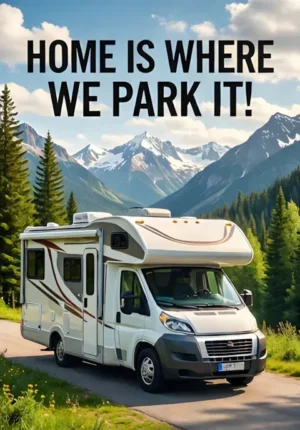 Rv Parked At Scenic Viewpoint Home Is Where We Park It