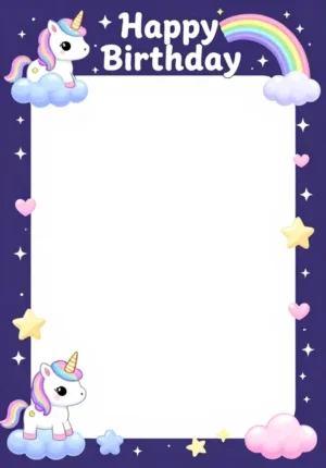 Unicorn Magic Birthday