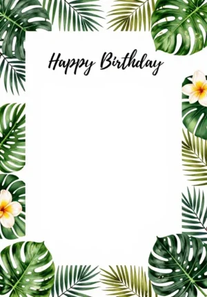 Tropical Birthday