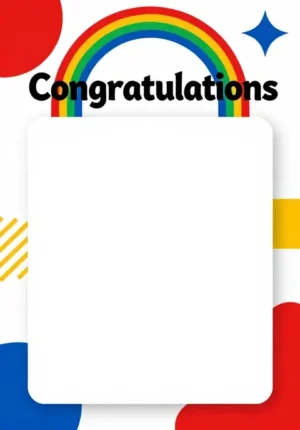 Modern Abstract Congratulations