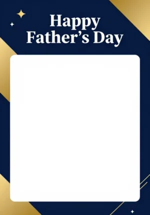 Navy Gold Father's Day
