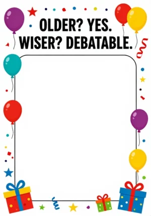 Older? Yes. Wiser? Debatable.
