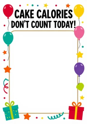 Cake Calories Don'T Count Today!