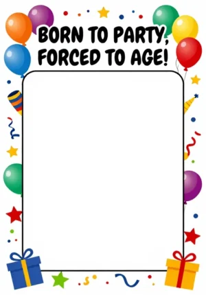 Born To Party, Forced To Age!