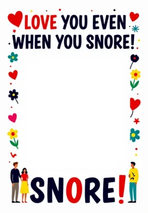 Love You Even When You Snore!