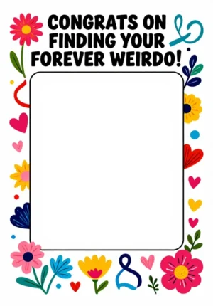 Congrats On Finding Your Forever Weirdo!