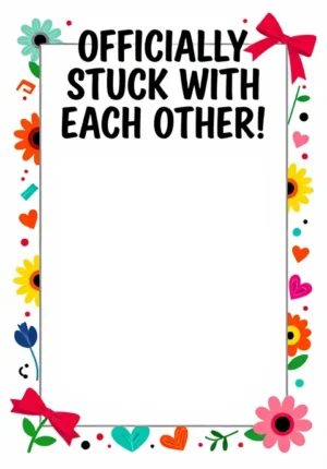 Officially Stuck With Each Other!