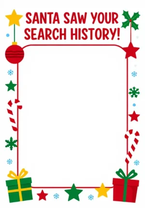Santa Saw Your Search History!