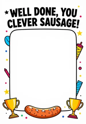 Well Done, You Clever Sausage!