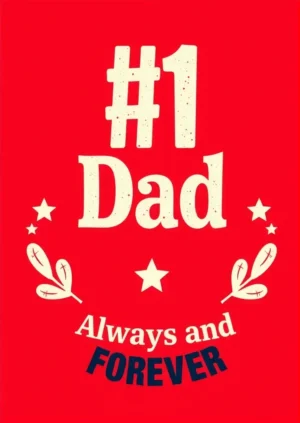 No1 Dad Always And Forever