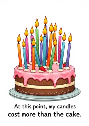 At This Point, My Candles Cost More Than The Cake.